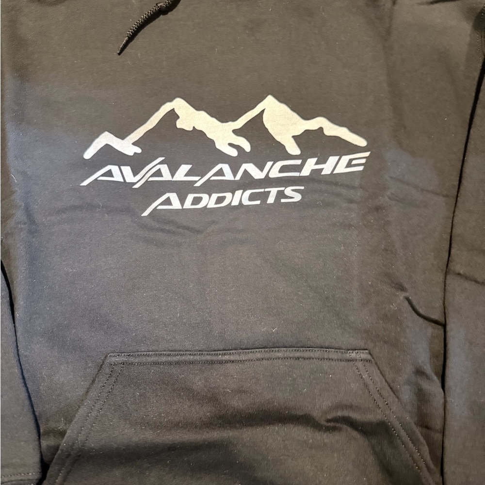 Avalanche Addicts Black Graphic Sweatshirt